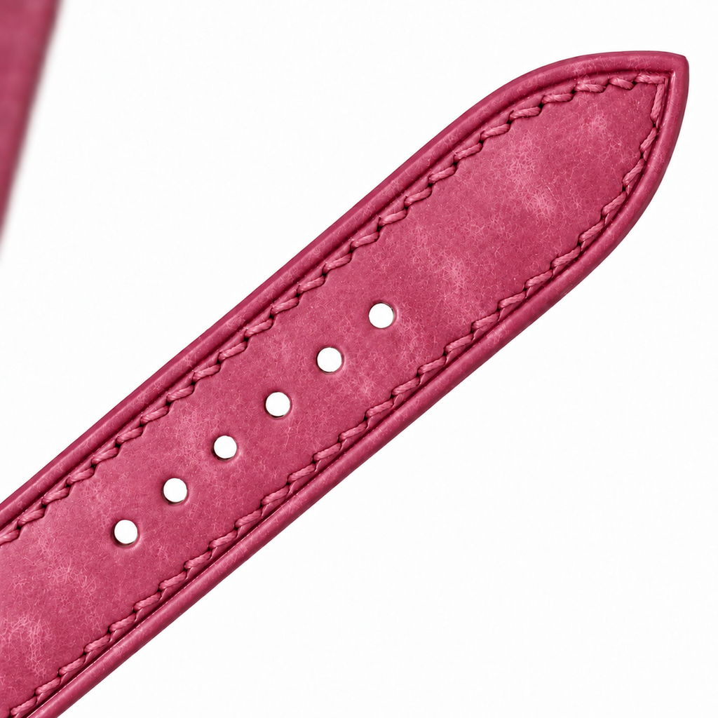 Pink Pueblo Leather Watch Strap
