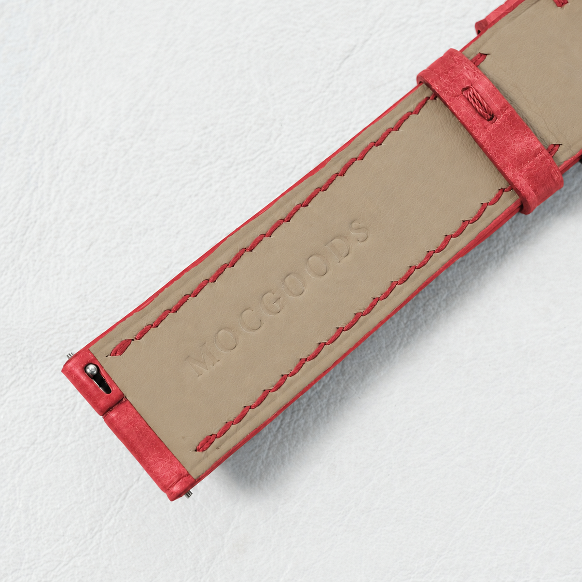 Red Pueblo Leather Watch Strap