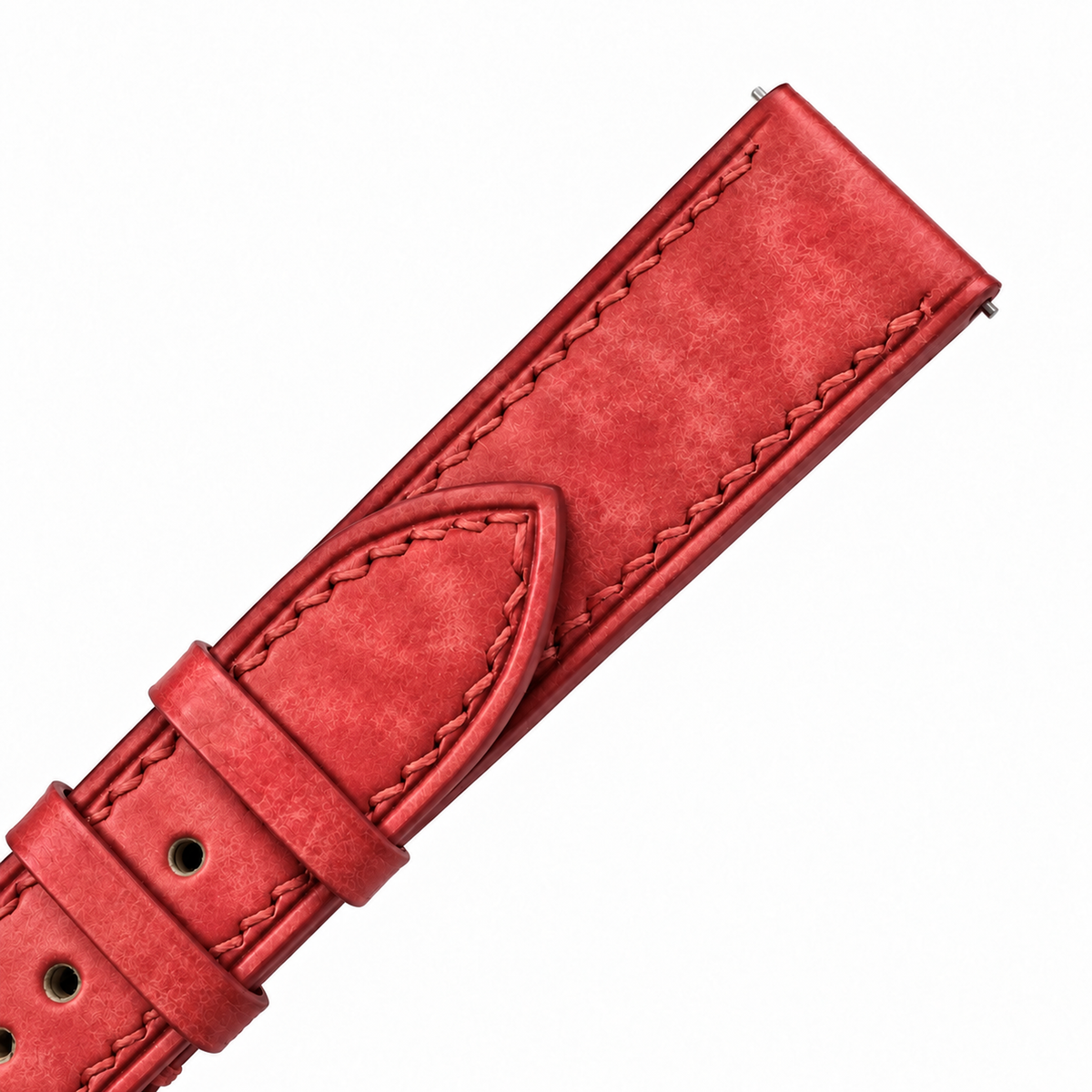 Red Pueblo Leather Watch Strap