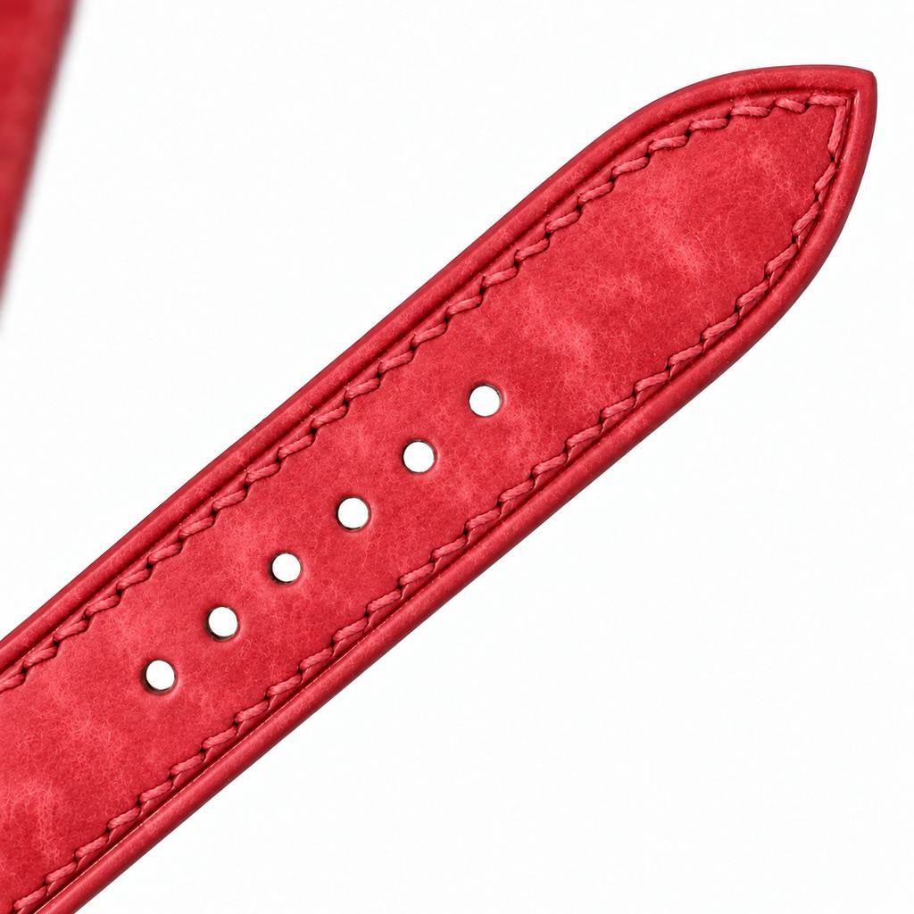 Red Pueblo Leather Watch Strap