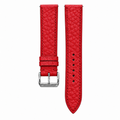 Red Togo Leather Watch Strap