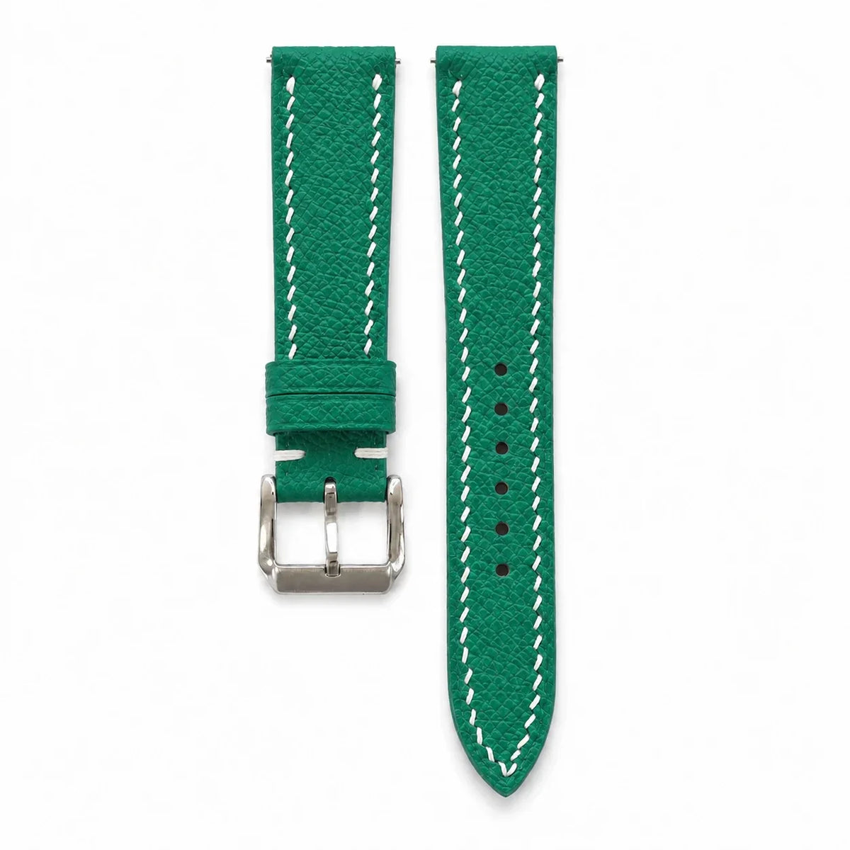 Teal Green Epsom Leather Watch Strap