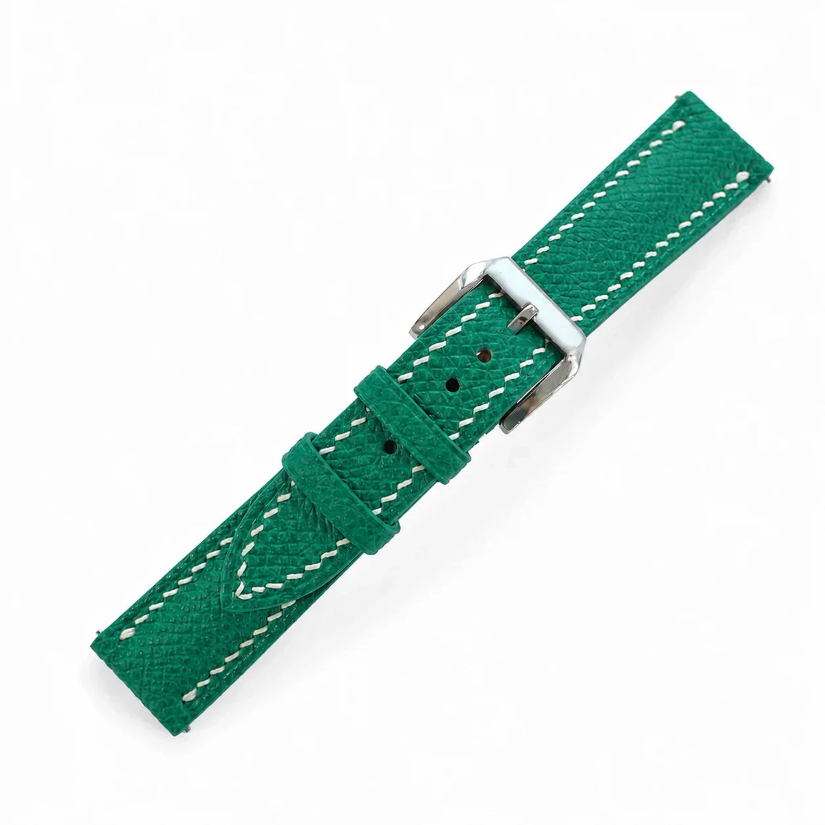 Teal Green Epsom Leather Watch Strap