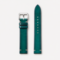 Teal Green Patina Vegetable Tanned Leather Watch Strap