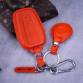 Custom Leather Key Fob Cover Compatible with Toyota 4Runner
