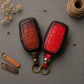 Custom Leather Key Fob Cover Compatible with Toyota Tacoma and Tundra