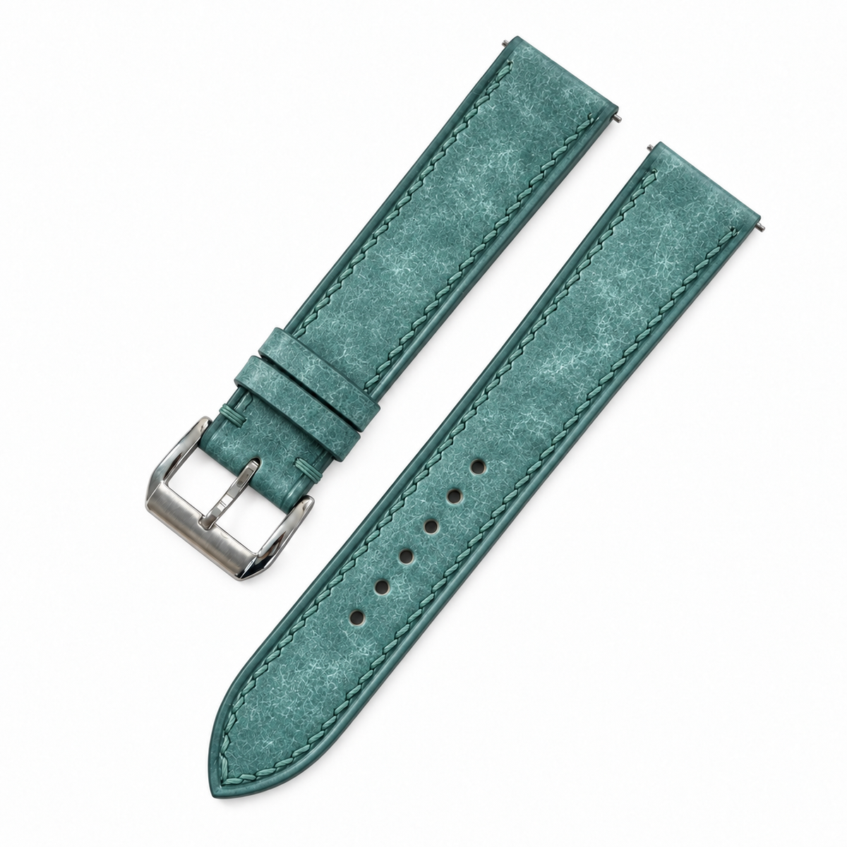 Turquoise Pueblo Leather Watch Strap